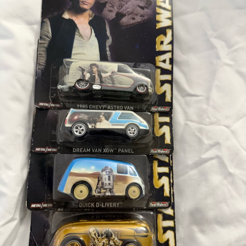 Star Wars Metal Racers Collection - Black, Blue, Gold